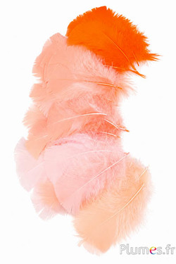 Tacchina - 6-8 cm - sfumature di arancione